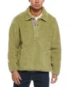 Todd Snyder Sherpa Snap Polo Jacket In Green