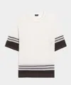 Todd Snyder Silk-cotton Mesh Tee In Gray