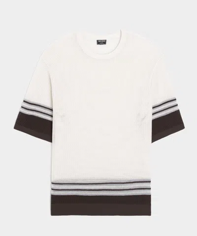 Todd Snyder Silk-cotton Mesh Tee In Gray