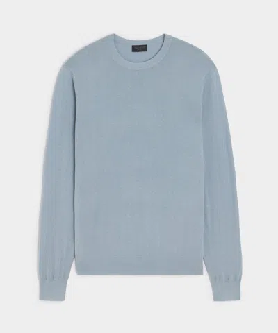 Todd Snyder Silk-cashmere Crewneck Sweater In Dusty Blue