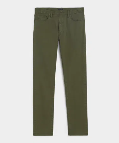 Todd Snyder Slim Fit 5-pocket Chino In Earthbound In Green