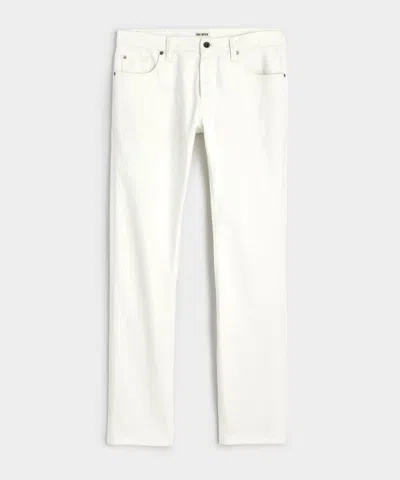 Todd Snyder Slim Japanese Stretch Selvedge Jean In White