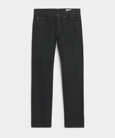 Todd Snyder Slim Lightweight Japanese Selvedge Jean In Black