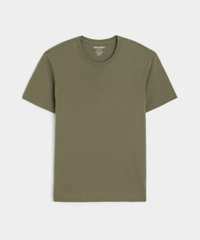 Todd Snyder Slim Made In L.a. Premium Jersey Tee In Green