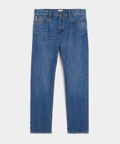 TODD SNYDER MEN'S SLIM SELVEDGE JEAN IN BLUE, SIZE 29/30