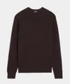 Todd Snyder Slim Silk-cashmere Crewneck Sweater In Brown
