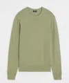 Todd Snyder Slim Silk-cashmere Crewneck Sweater In Green