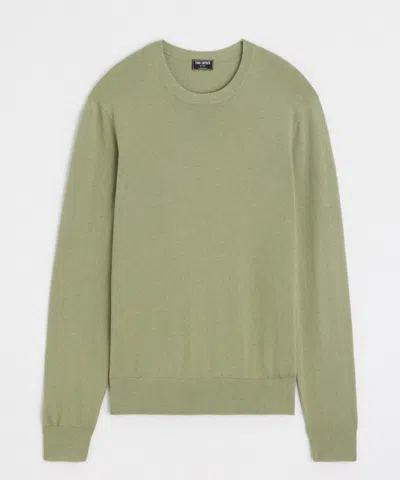 Todd Snyder Slim Silk-cashmere Crewneck Sweater In Green