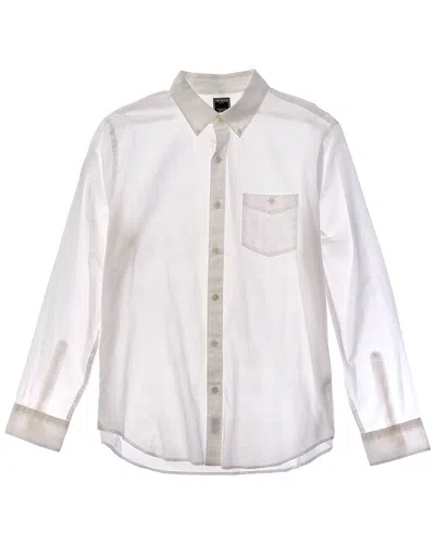 Todd Snyder Solid Summerweight Favorite Shirt In White