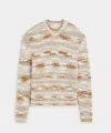 Todd Snyder Spacedyed Crewneck Sweater In Vintage Brown In Brown
