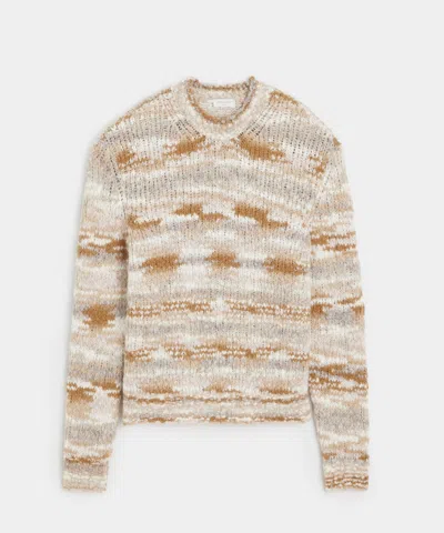 Todd Snyder Spacedyed Crewneck Sweater In Vintage Brown