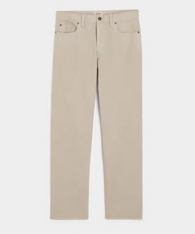 Todd Snyder Straight Fit 5-pocket Chino In Neutral