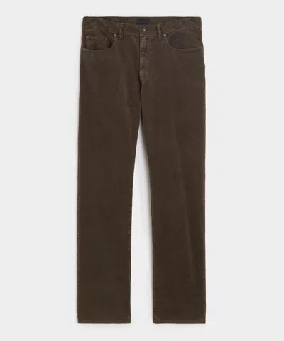 Todd Snyder Straight Fit 5-pocket Corduroy Pant In Cafe Racer In Multi