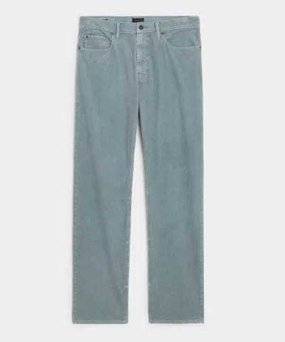 Todd Snyder Straight Fit 5-pocket Corduroy Pant In Dusty Horizon In Blue