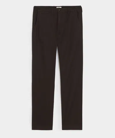 Todd Snyder Straight Fit Favorite Chino In Cocoa In Burgundy