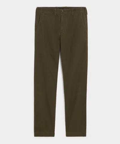 Todd Snyder Straight Fit Favorite Chino In Snyder Olive In Green