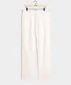 Todd Snyder Straight Fit Irish Linen Side Tab Trouser In White