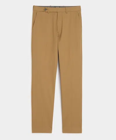 Todd Snyder Straight Fit Italian Cotton Tab Chino In Brown