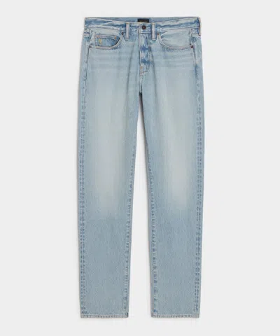 Todd Snyder Straight Fit Jean In Bleachout In Light Indigo In Blue