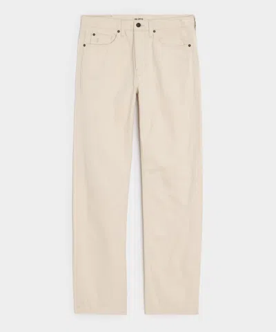 Todd Snyder Straight Fit Lightweight Japanese Selvedge Jean In Canvas In Canvas In Neutral