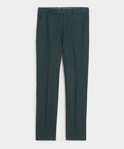 Todd Snyder Straight Fit Linen Tab Trouser In Blue