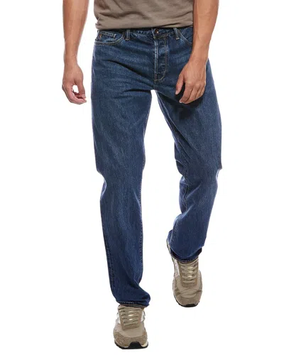 Todd Snyder Straight Fit Selvedge Mid Indigo Jean In Blue