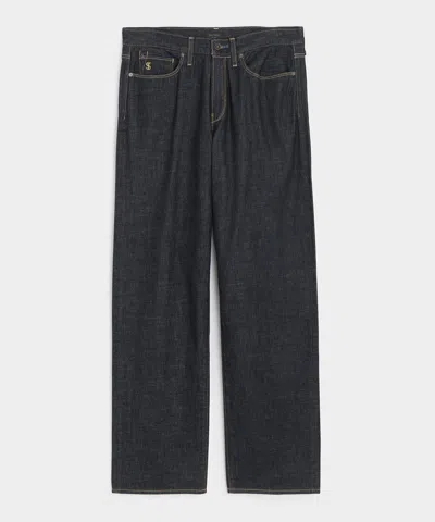 Todd Snyder Straight Fit Summerweight Jean In Rinsed Indigo In Rinsed Indigo In Blue