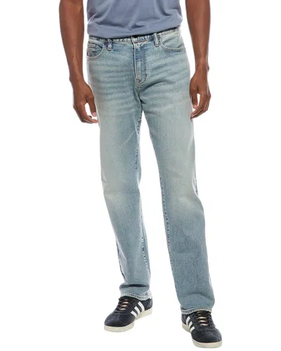 Todd Snyder Stretch Faded Indigo Wash Straight Fit Jean In Blue