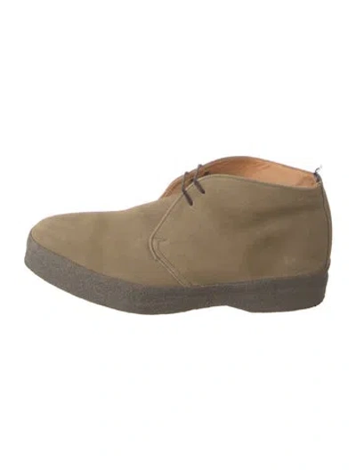 Pre-owned Todd Snyder Suede Boots In Neutrals