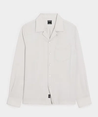 Todd Snyder Sueded Tencel Hollywood Shirt In Cream In White