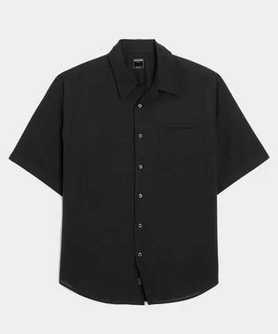 Todd Snyder Summerweight Big Shirt In Black