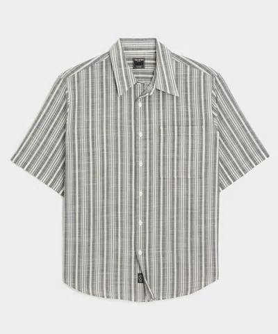 Todd Snyder Summerweight Big Shirt In Gray