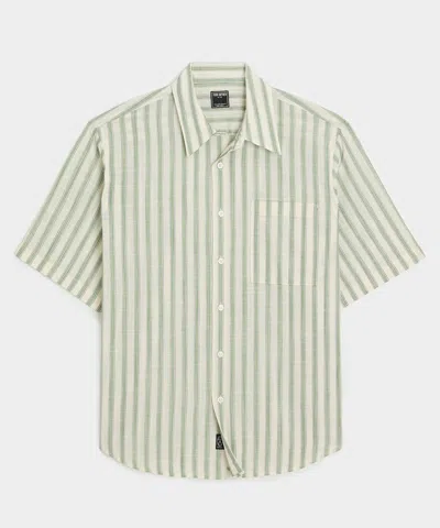 Todd Snyder Summerweight Big Shirt In Green