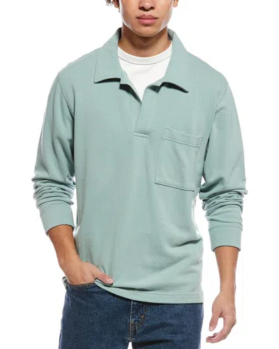 Todd Snyder Surf Terry Polo Shirt In Green