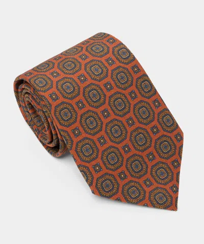 Todd Snyder The Frank Tie In Orange In Red