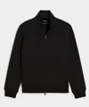 Todd Snyder Travel Terry Full-zip Track Jacket In Black