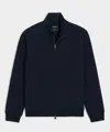 Todd Snyder Travel Terry Full-zip Track Jacket In Blue
