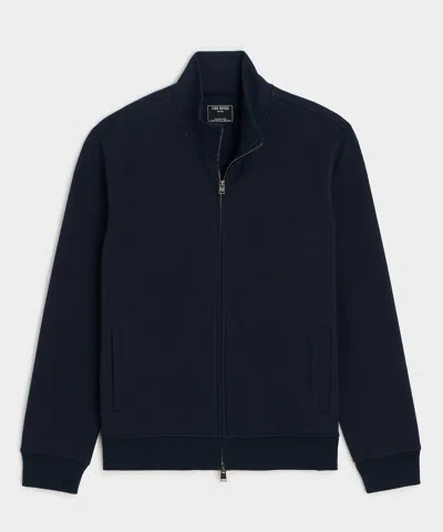 Todd Snyder Travel Terry Full-zip Track Jacket In Blue