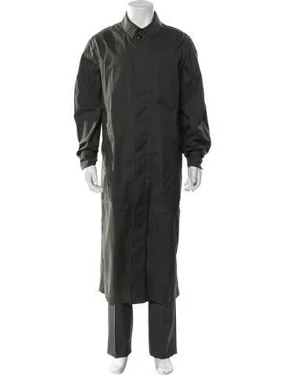Pre-owned Todd Snyder Trench Coat In Green