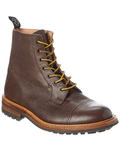 Todd Snyder Tricker's Allan Toe Cap Super Leather Boot In Brown