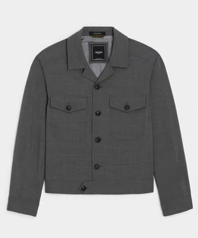 Todd Snyder Tropical Wool Eisenhower Jacket In Charcoal In Gray