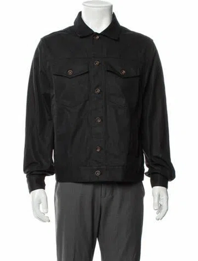 Pre-owned Todd Snyder Trucker Jacket In Black