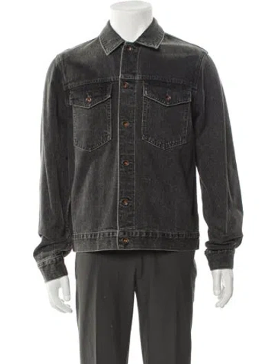 Pre-owned Todd Snyder Trucker Jacket In Gray