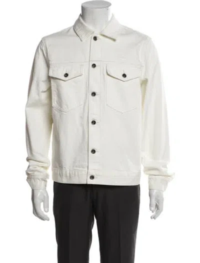 Pre-owned Todd Snyder Trucker Jacket W/ Tags In White