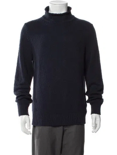 Pre-owned Todd Snyder Turtleneck Long Sleeve Pullover In Blue
