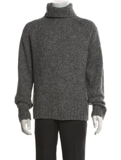 Pre-owned Todd Snyder Turtleneck Long Sleeve Pullover In Grey