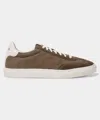 Todd Snyder Tuscan Low Profile Sneaker In Green