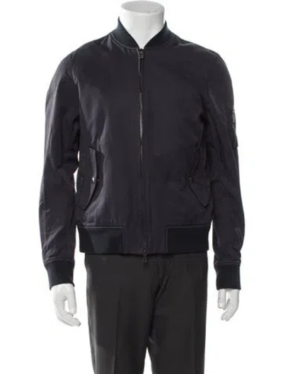 Pre-owned Todd Snyder Vintage Bomber Jacket In Blue