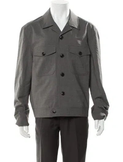 Pre-owned Todd Snyder Virgin Wool Jacket In Gray