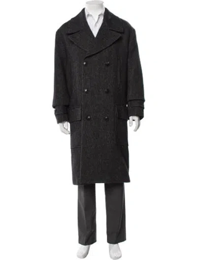 Pre-owned Todd Snyder Virgin Wool Peacoat W/ Tags In Black